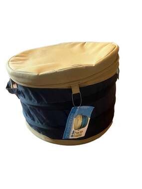 Subzero 36 Can Pop Up Cooler Bag Tan and Navy